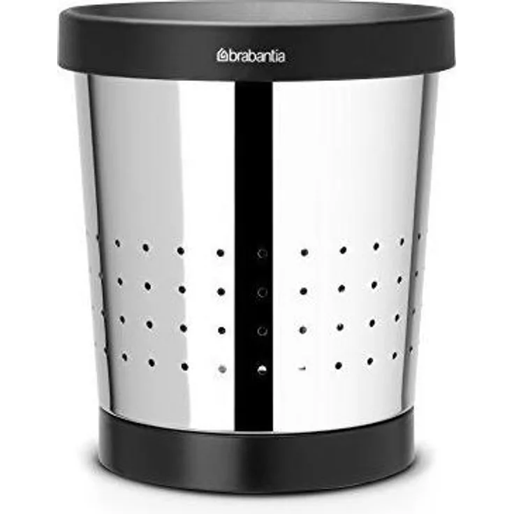 Brabantia Papierkorb 'Conical' 5 L - Brilliant Steel
