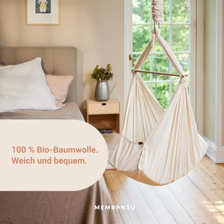 Membantu® Federwiege Basic für Babys (Cozy Cradle) Natur – Bild 5