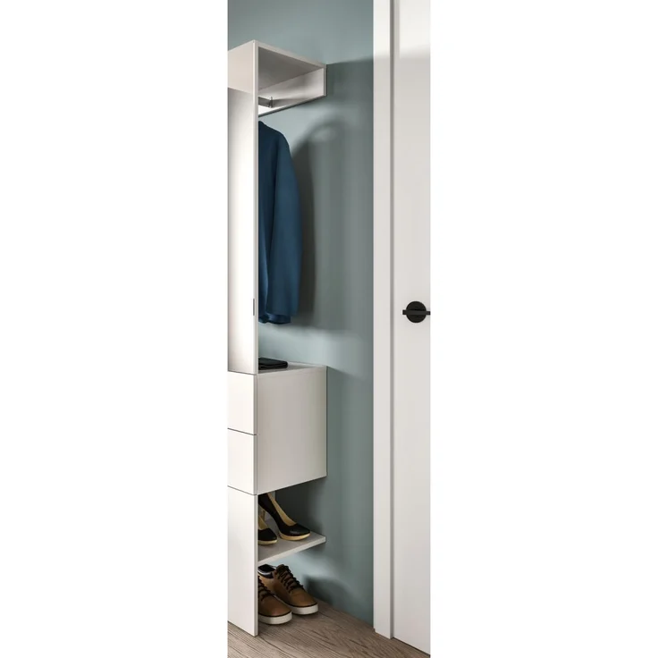 Garderobe Carry in weiß 52 x 190 cm – Bild 3