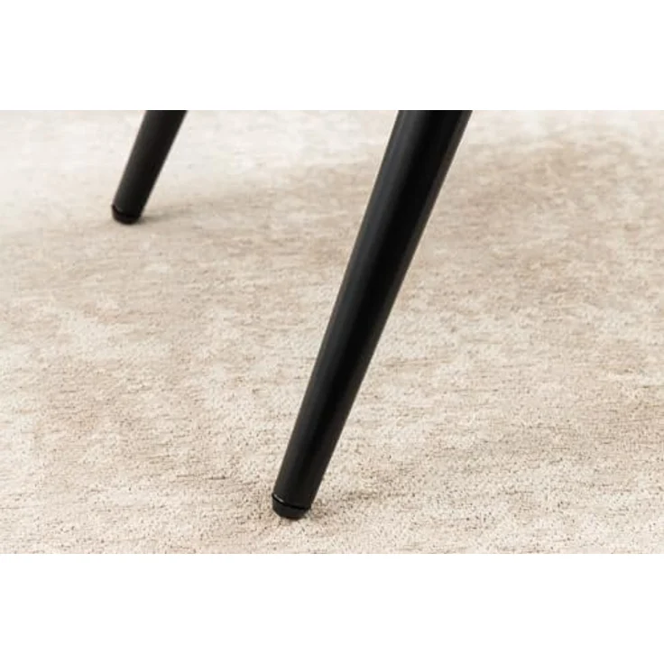 riess-ambiente Fußhocker SCANDINAVIA champagner greige / schwarz (Einzelartikel, 1 St), Wohnzimmer · Bouclé · Metall · Scandinavian Design – Bild 10