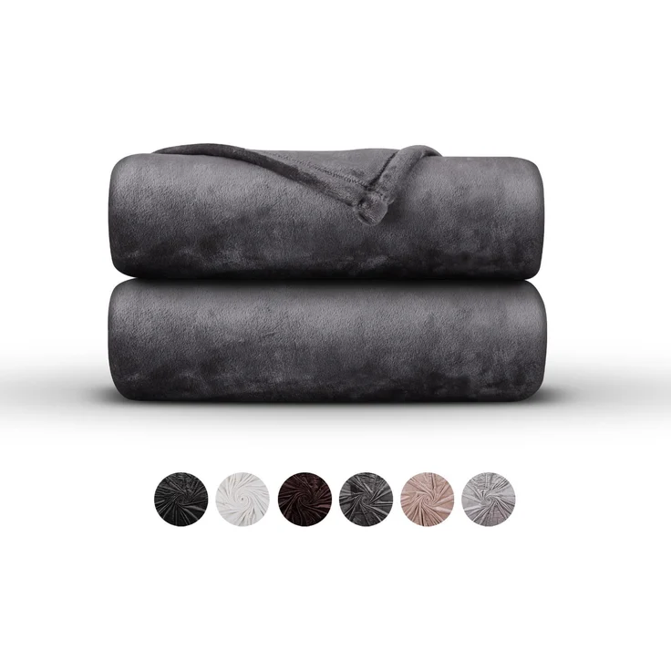 Kuscheldecke "Mirabella" - Cashmere Touch Braun 220x240 cm – Bild 9