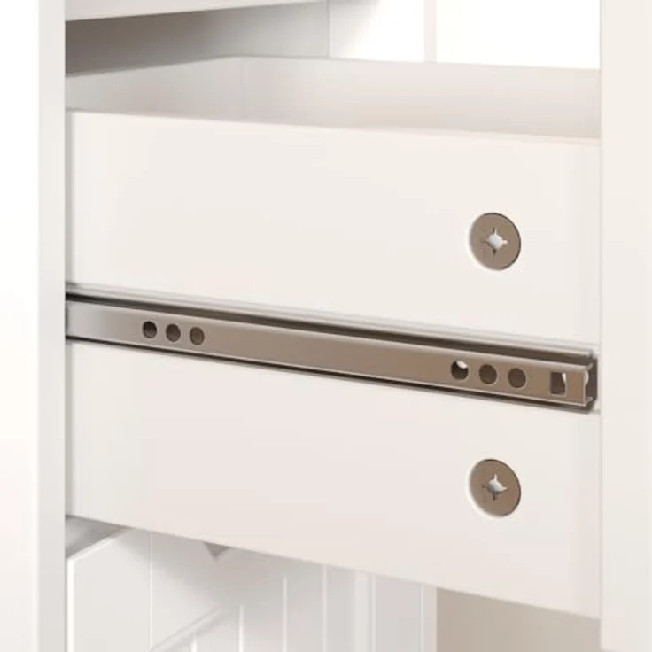 Bealife Badschrank Schubladenkommode Beistellschrank mit 4 Schubladen Geeignet für Badezimmer Schlafzimmer Küche Flur Weiß – Bild 8