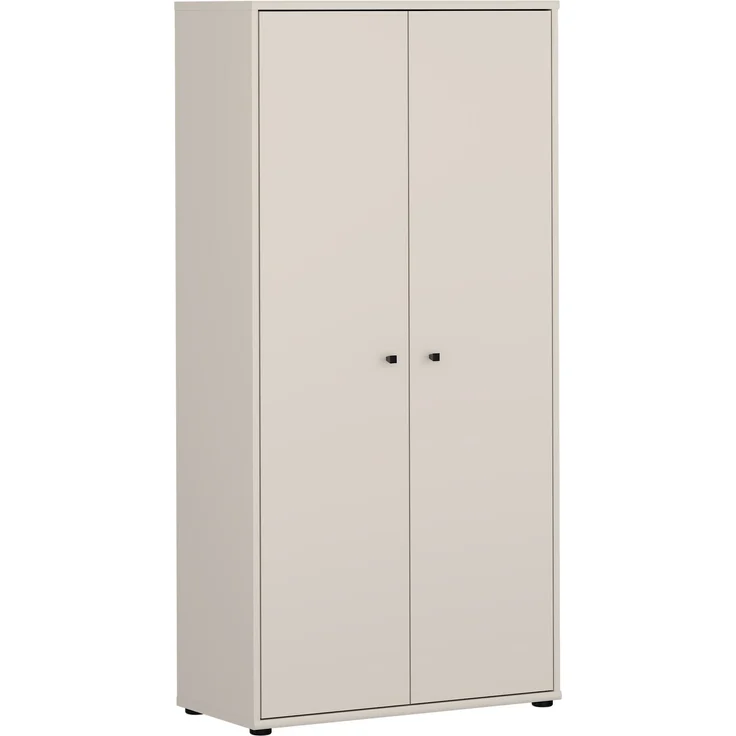 Stauraumschrank >TEMPRA2< in Sand - 73,7x149,5x34,8cm (BxHxT) – Bild 4