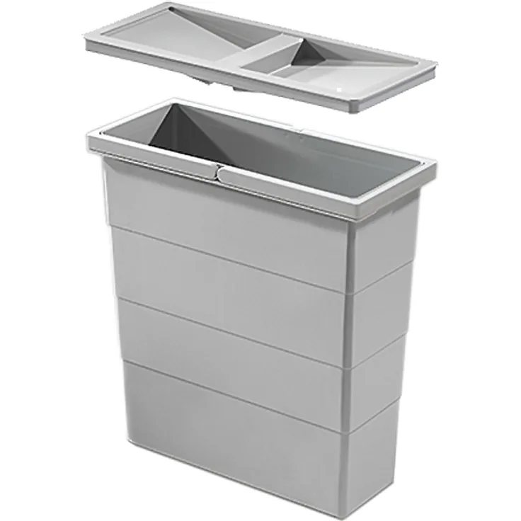 Hailo Inneneimer 1122459 mit Deckel 12 L 320 x 141 x 350 mm 2 Henkel