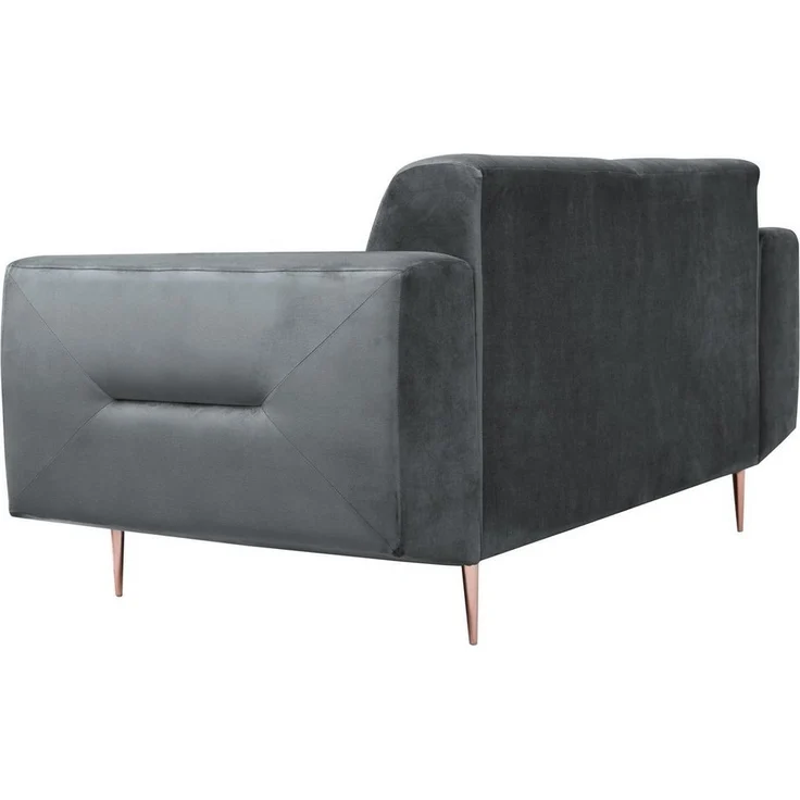 Beautysofa Polstergarnitur VENEZIA Die Lieferung beinhaltet Beiträge zur Wohnung, (Sessel + 2-Sitzer Sofa + 3-Sitzer Sofa im modernes Design), mit Metallbeine, Couchgarnituren aus Velours – Bild 3