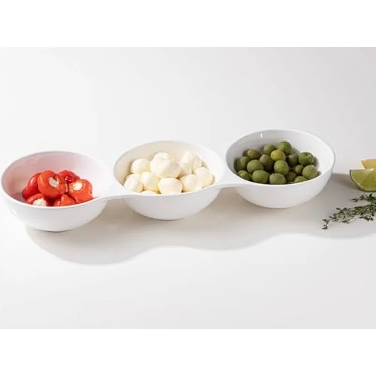 Ladelle Schale Alto Serve & Share Schale weiß 3tlg, Porzellan, (Schüsseln & Schalen) – Bild 5
