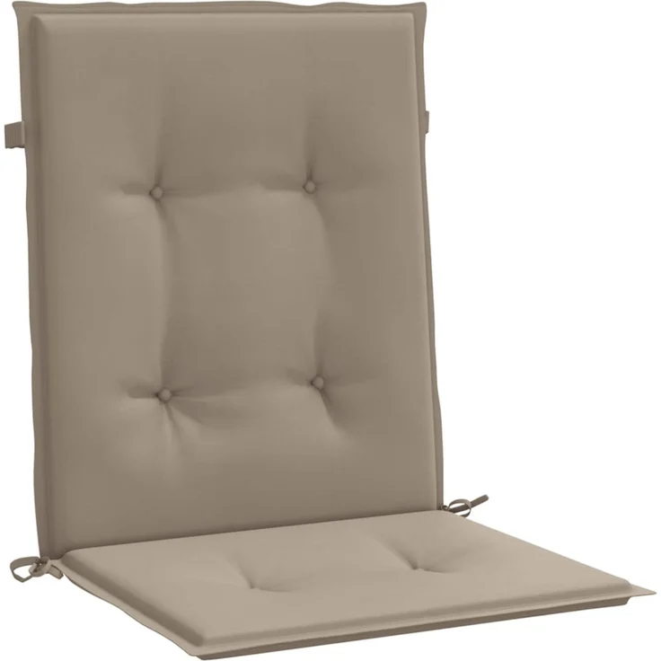 vidaXL Gartenstuhlauflagen für Niedriglehner 2 Stk. Taupe 100x50x3 cm 47562 – Bild 5