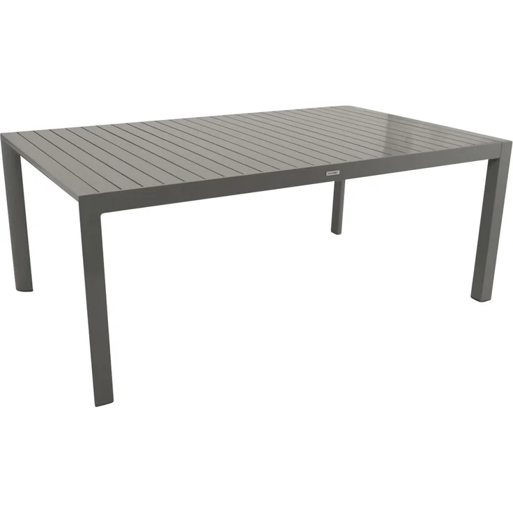 DEGAMO BAGO XL Garten-Ausziehtisch, Aluminium, silbergrau,195/255x120cm – Bild 6