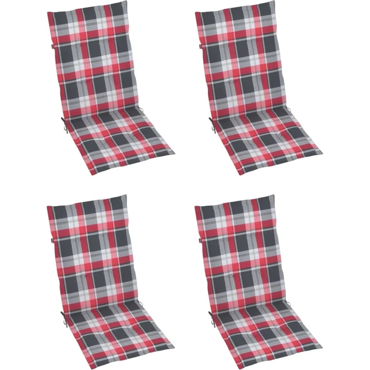 vidaXL Klappbare Gartenstühle 3 Stk. mit Auflagen Massivholz Akazie 3064102 – Bild 5