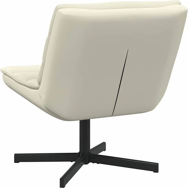 vidaXL Drehstuhl Creme 63 x 75 x 76 cm PU 42007340 – Bild 5