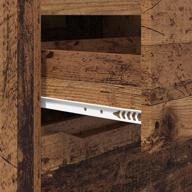 vidaXL Stauraumschränke 60 x 48 x 105 cm Holzwerkstoff Altholz 3406243 – Bild 11