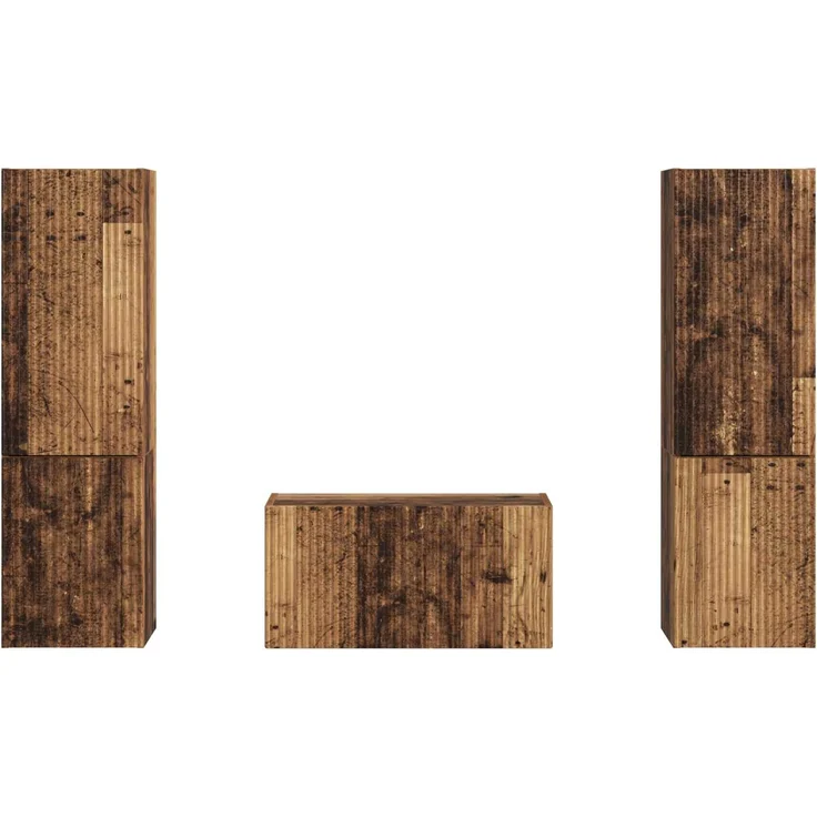 vidaXL TV-Schrankset 5 pcs Altholz Holzwerkstoff 3409103 – Bild 8