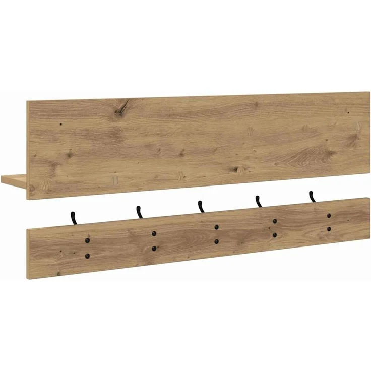 vidaXL Wandmontierter nachttisch Artisan-Eiche 90 x 15 x 36 cm 874426 – Bild 7
