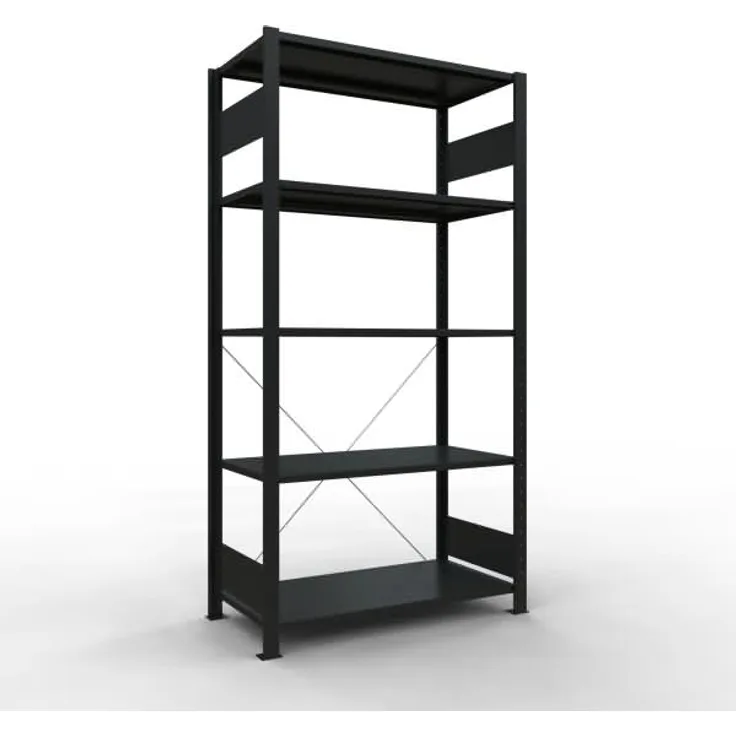Schulte Regal MULTIplus150 32640-S 200x100x40cm schwarz