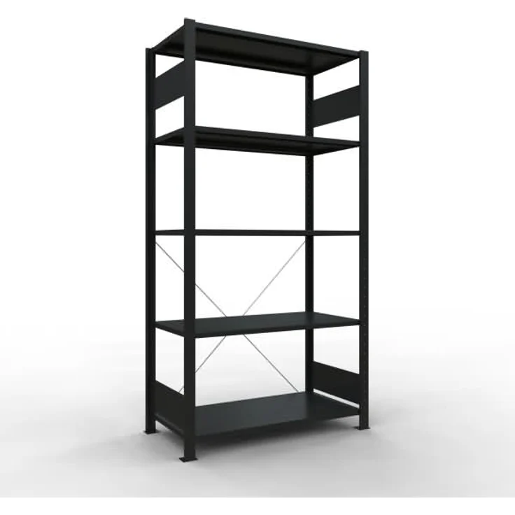 Schulte Regal MULTIplus150 32640-S 200x100x40cm schwarz