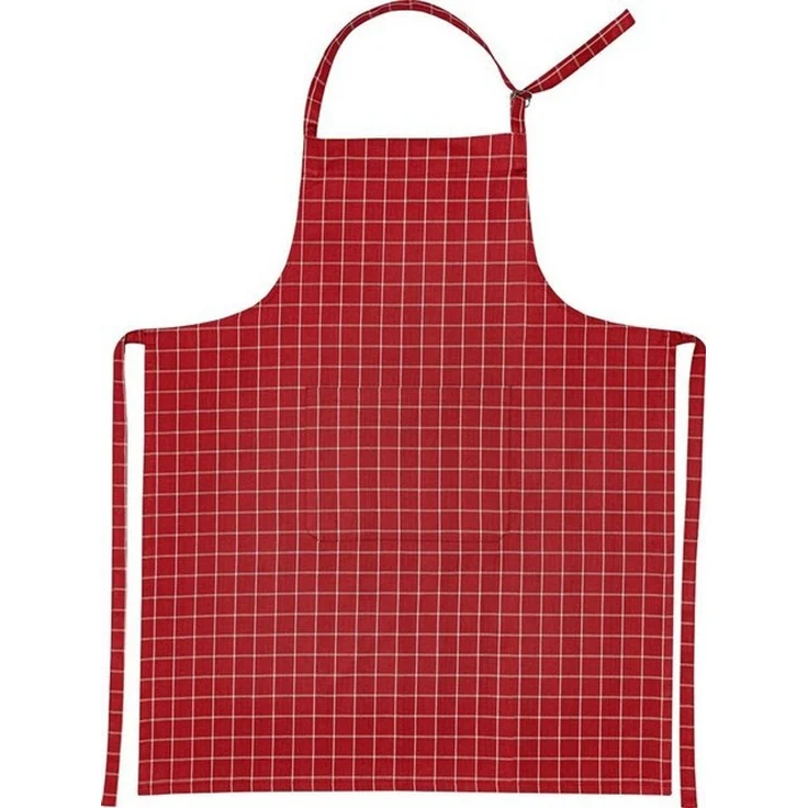 Kracht Kochschürze Trockenperle, (Set, 1-tlg, 1-teilig), Nackenband und aufgesetzte Tasche ca. 70x90 cm Baumwolle – Bild 2