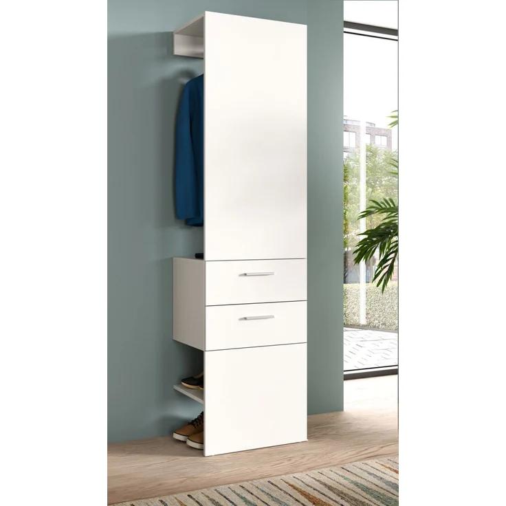 Garderobe Carry in weiß 52 x 190 cm – Bild 2