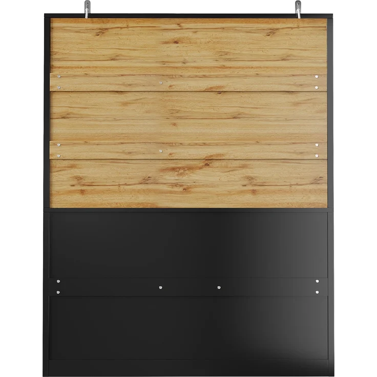 Hochschränke fürs Wohnzimmer(140×38.5×175cm), Vitrinenschrank,Küchenschrank,Esszimmerschrank mit Schubladen, Moderner Minimalistischer Hochschrank, Standvitrine für Küche Wohnzimmer Esszimmer, Schwarz – Bild 10