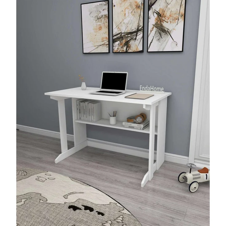 Skye Decor 'Pillar - White' Schreibtisch, Weiß, 100 x 74,3 x 55,5 cm – Bild 2