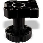 SO-TECH® Möbelfuß Sockelfuß Höhe 100 mm Stellfuß verstellbar, (20-St), inkl. 5 Sockelbefestigungsclip