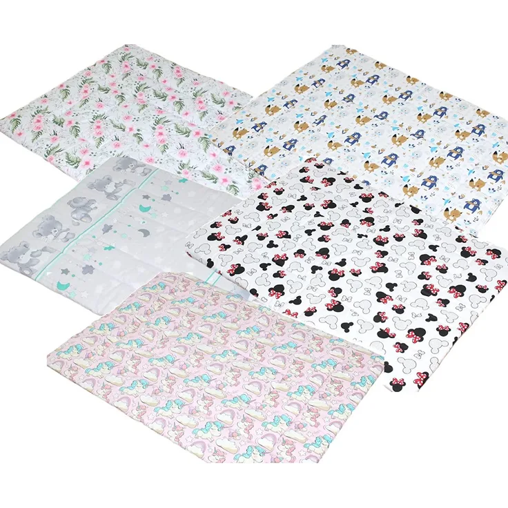 Spielmatte Spieldecke Krabbeldecke Kinder Baby Decke, 100% Baumwolle (Boho)
