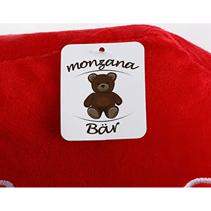 Deuba Herzkissen I Love You Liebe 26cm flauschig weich gestickter Schriftzug Plüschherz Plüschkissen Kissen Kuschelkissen – Bild 7