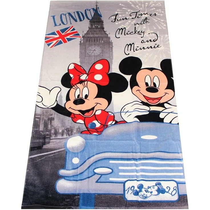 Disney Mickey Minnie Maus Handtuch London 70x140 cm