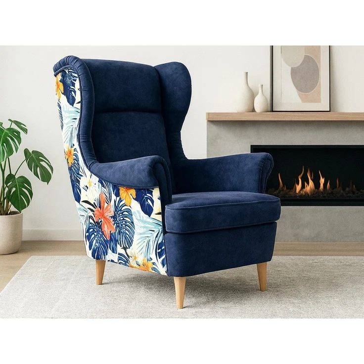 Beautysofa Ohrensessel Havana im skandinavischen Stil (hoher Rückenlehne & modernem Design), 4 trendige Farben zur Auswahl – Bild 5