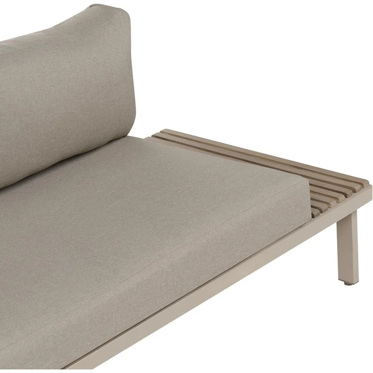 Gartensofa 2-Sitzer FIVIZZANO Akazienholz Beige – Bild 7