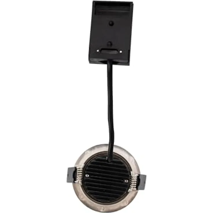 Dotlux LED-Leuchte CIRCLEminidim 6W 3000K, dimmbar, spritzwassergeschützt IP44, Edelstahl gebürstet, schwenkbar