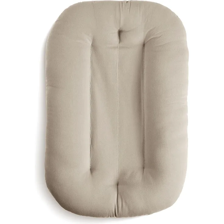 Snuggle Me® Babynest (0-9 Monate) - Premium Babynestchen Neugeborene, Weiche Bio-Baumwolle mit Fiberfill, 100% Maschinenwaschbar, Inkl. Reisetasche (Birch)