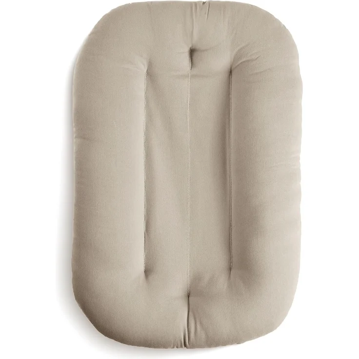 Snuggle Me® Babynest (0-9 Monate) - Premium Babynestchen Neugeborene, Weiche Bio-Baumwolle mit Fiberfill, 100% Maschinenwaschbar, Inkl. Reisetasche (Birch)
