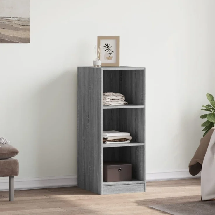 vidaXL Kleiderschrank Grau Sonoma 48x41x102 cm Holzwerkstoff 840833 – Bild 6