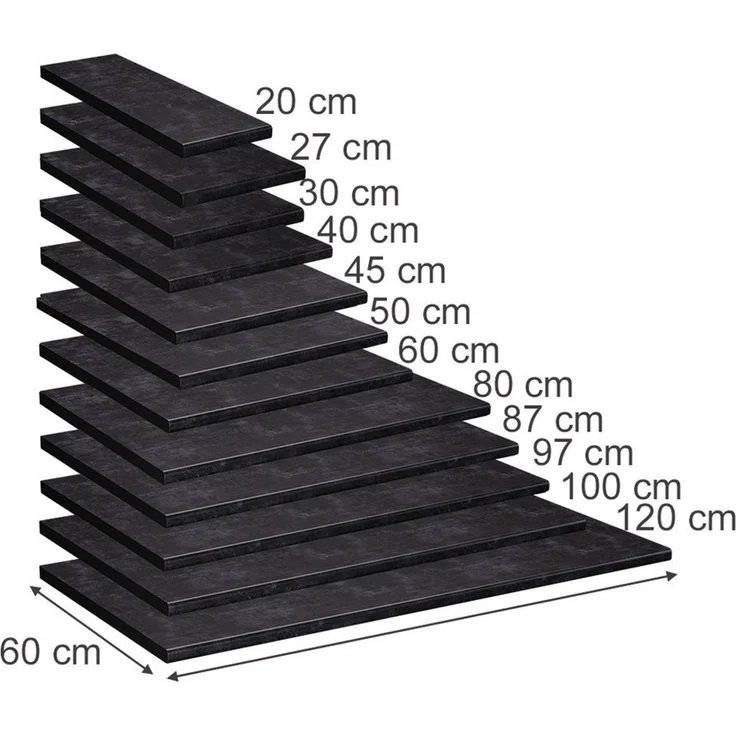 Küchenarbeitsplatte R-Line Anthrazit 30 cm Vicco – Bild 3