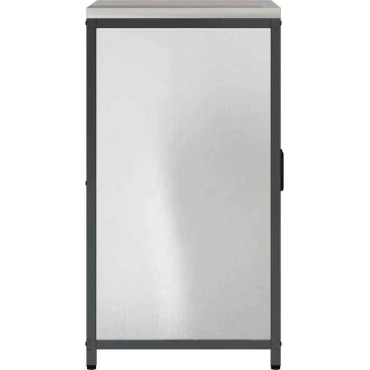 vidaXL Küchenaufbewahrung mit Regal Silber 60 x 50 x 92 cm Stahl 874993 – Bild 9