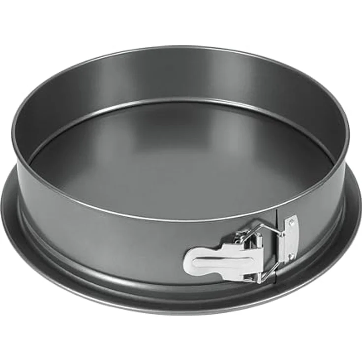 wenco Springform 28 cm Ø – Runde Kuchenform aus Antihaft-Stahl, Auslaufsicherer Rand, 7,5 cm Hoch, Perfekt für Kuchen, Torten & Quiches, Ergonomischer Edelstahlverschluss, Schwarz – Bild 2