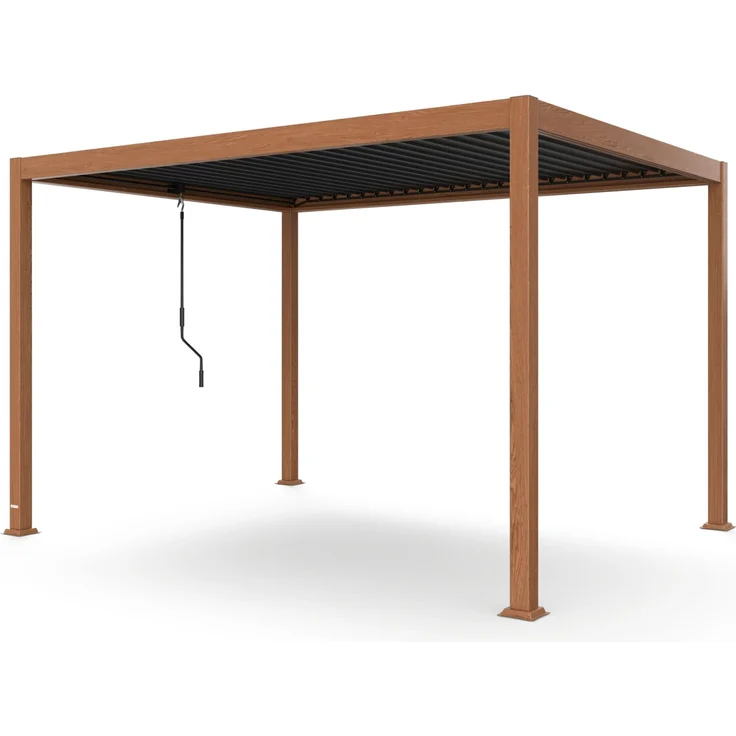 Blumfeldt Pergola 3x4 m - Verstellbares Lamellendach, UV-Schutz, Aluminium-Rahmen, Rostfrei, Wetterfest, Ideal Für Terrasse & Garten, Ganzjährig Nutzbar – Bild 1