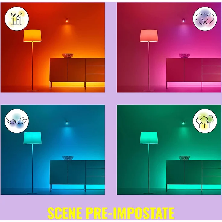 WiZ White & Color 60W E27 Standarform WirelessDim Einzelpack- – Bild 7