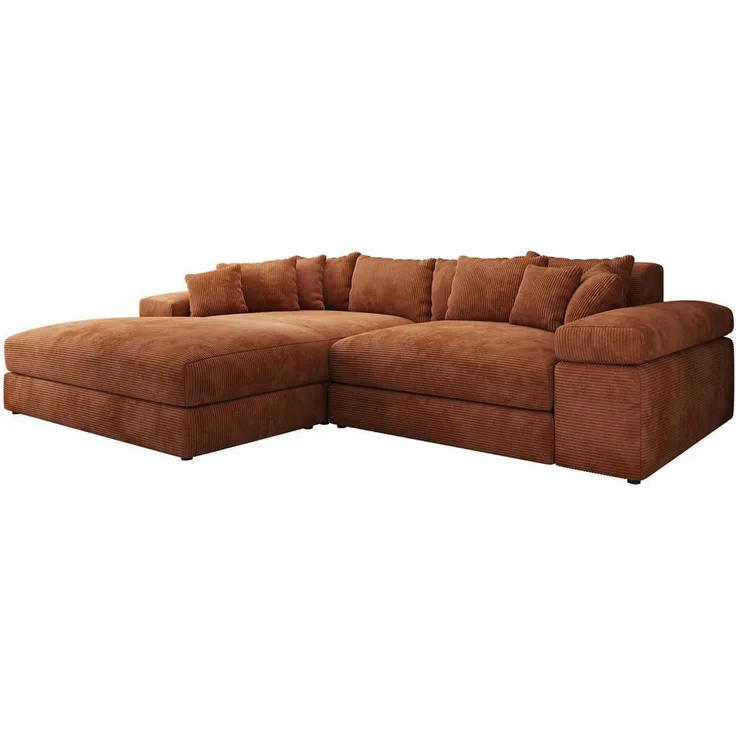 Luxusbetten24 Sofa Designer Sofa Bernardo, mit breiter Ottomane