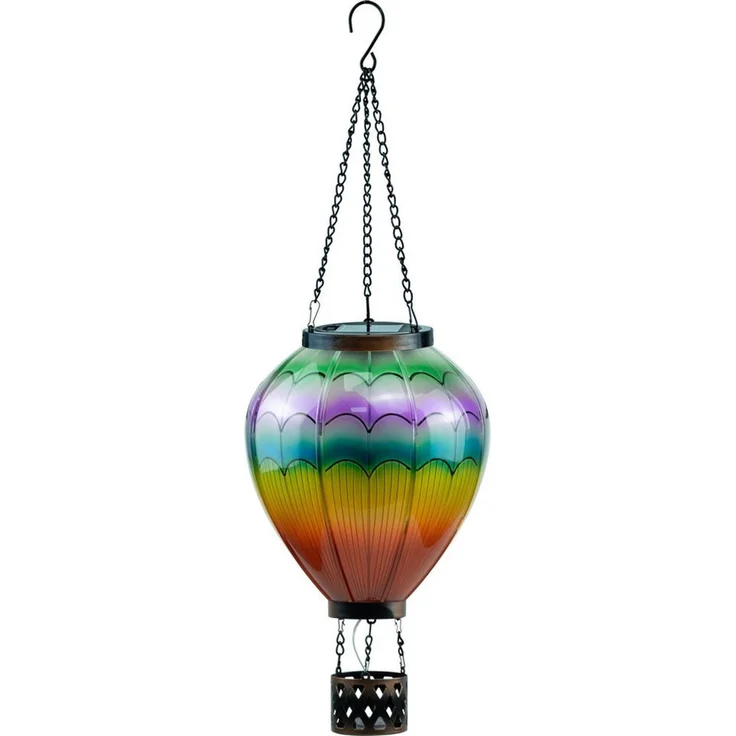 Northpoint LED Gartenleuchte Heißluftballon Windlicht Außenbereich Garten – Bild 1