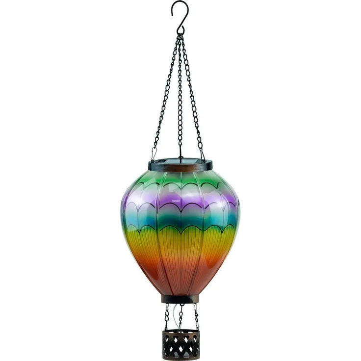 Northpoint LED Gartenleuchte Heißluftballon Windlicht Außenbereich Garten