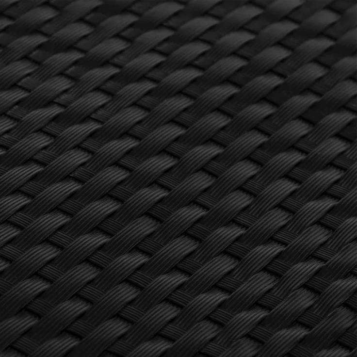 vidaXL Balkon-Sichtschutze 10 Stk. Schwarz 255x19 cm Poly Rattan 156319 – Bild 6