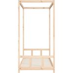 vidaXL Kinderbett 90x190 cm Massivholz Kiefer 834516