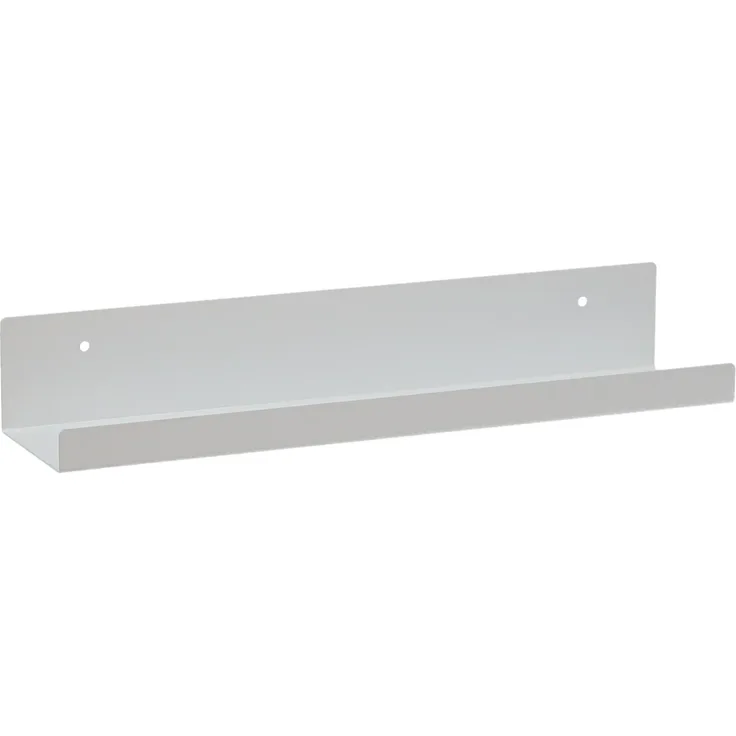Wandregal Jill aus Metall, 50 cm, Weiß