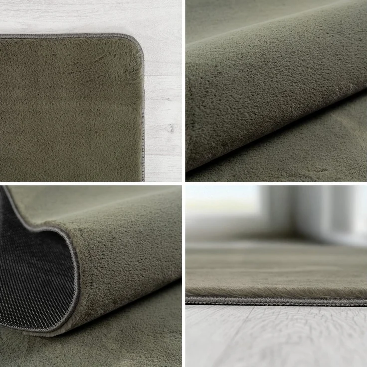 Carpettex Veloursteppich Unicolor - Einfarbig, Rund, Höhe: 11 mm, Perfekt geeignet für Wohnzimmer, Schlafzimmer,Küche,Kinderzimmer – Bild 2