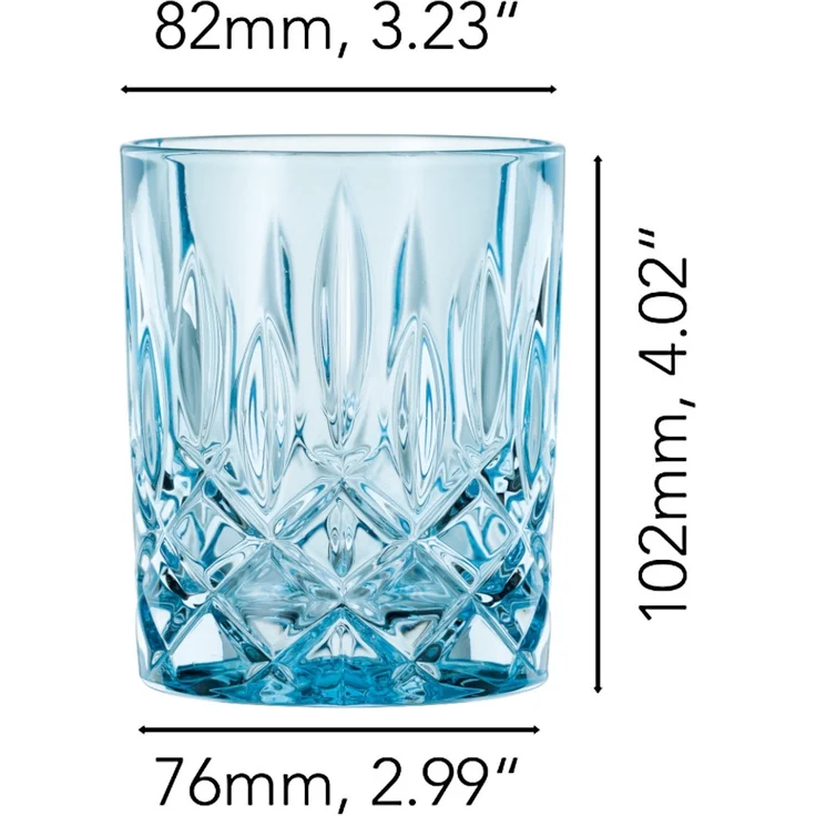 NACHTMANN 104193 NOBLESSE Whisky Tumbler AQUA 4er Set – Bild 2