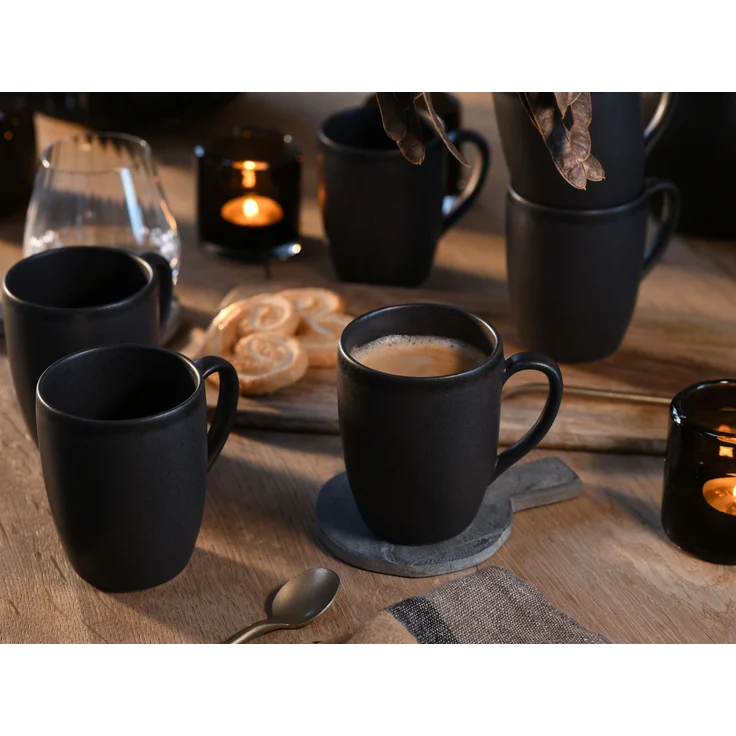 Soft Touch Schwarz, Kaffeebecher 6-tlg (mo) – Bild 4