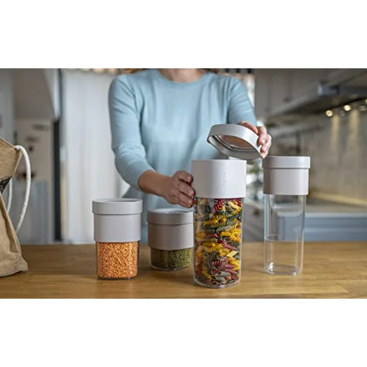 Lekue Flip Storage Beige Dosen-Set 3-tlg. 1x1600 ml & 2x850 ml – Bild 16
