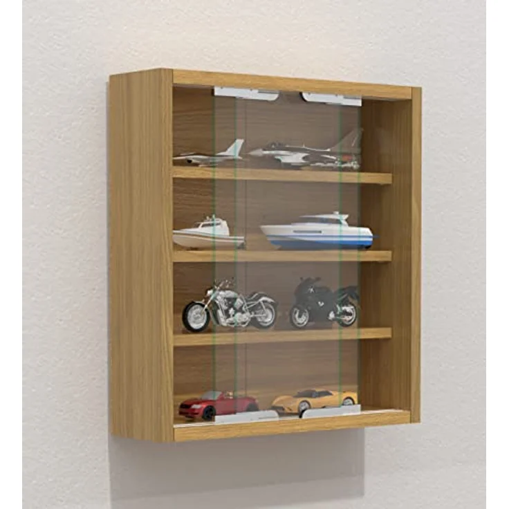 MID.YOU Hängevitrine, Buche, 3 Fächer, hängend, Holzwerkstoff, 37x40x10 cm – Bild 2