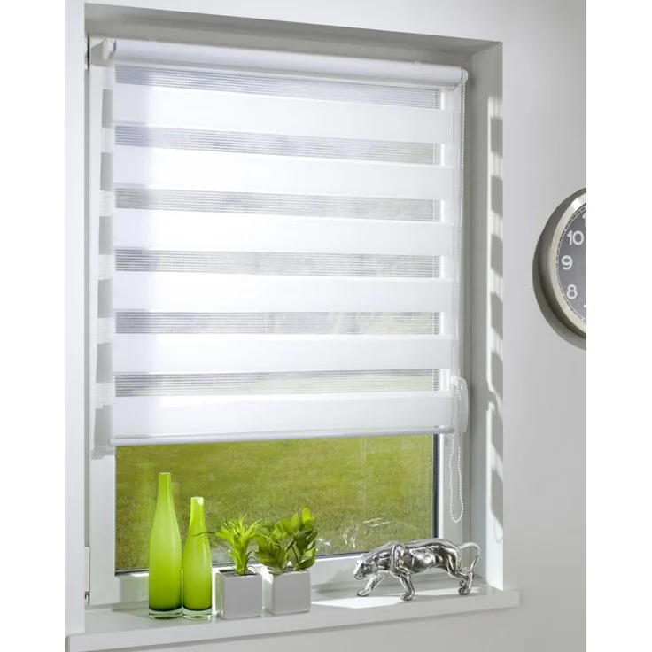 Doppelrollo Duo-Doppelrollo KLEMMFIX, DécoProfi, Lichtschutz, mit Bohren/ohne Bohren, Fenster- oder Wandmontage – Bild 1